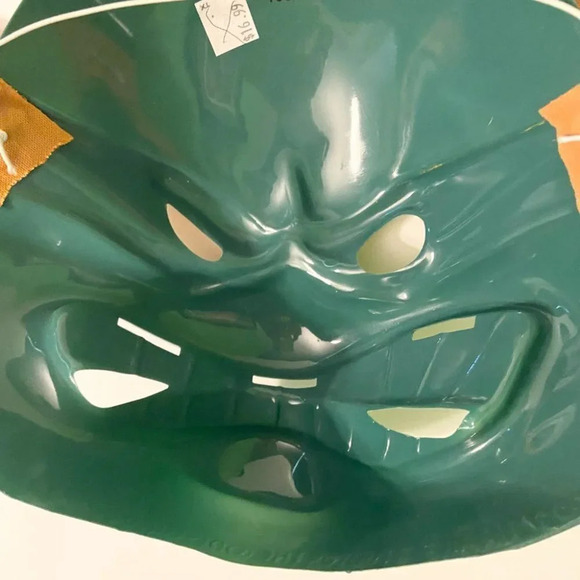 2009 TMNT Michelangelo Ninja  Turtle Plastic Mask Ages 14+ Halloween Cosplay - Picture 7 of 13